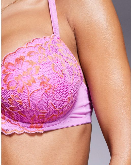 Ann Summers Sexy Lace Two Tone Padded Plunge Bra in Purple | Lyst Ann Summers Sexy Lace Two Tone Padded Plunge Bra in Purple | Lyst