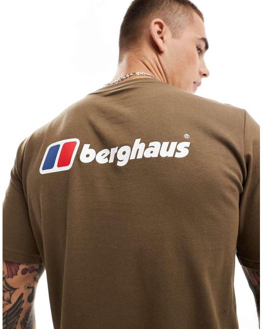 Berghaus White Front & Back Logo T-Shirt for men