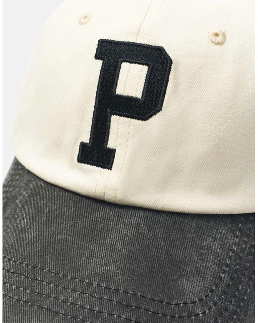 Pull&Bear Cap mit p-stickerei in Gray für Herren