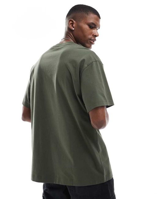 Camiseta Extragrande De -Verde Weekday de hombre de color Green