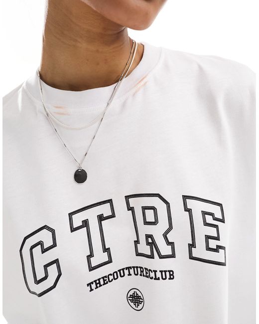 The Couture Club White Varsity T-shirt