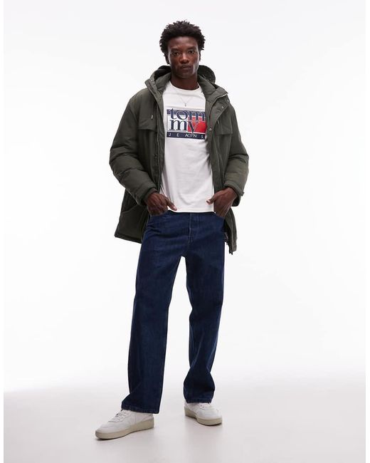 Tommy Hilfiger Gray City Parka Jacket for men