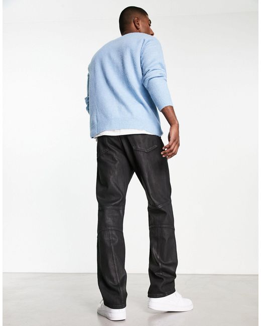 Weekday Barrel Relaxed Tapered Jeans in Black for Men | Lyst