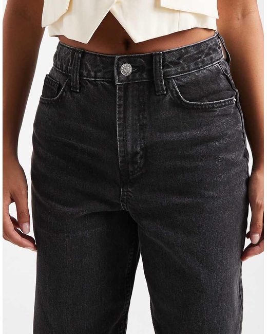 Miss Selfridge Black Mom Jean