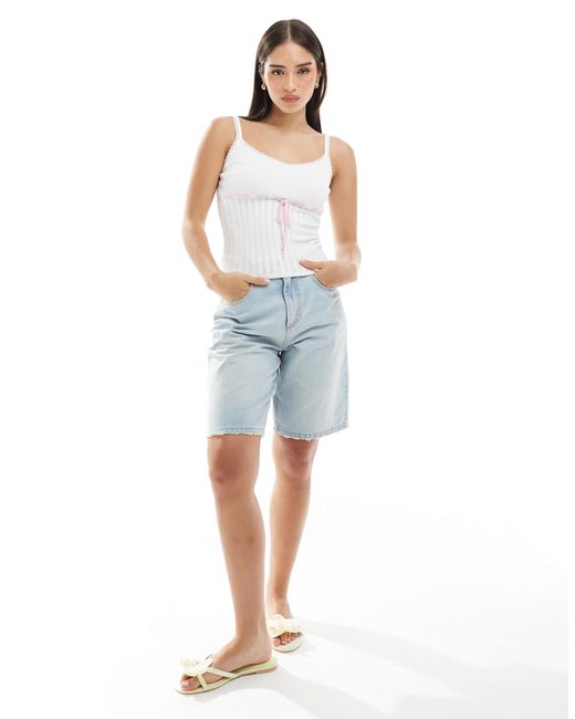 Hollister White – tanktop