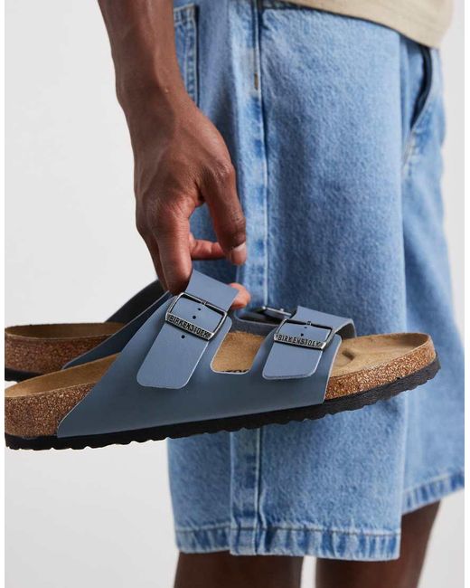Birkenstock Blue Arizona Birko-flor Sandals