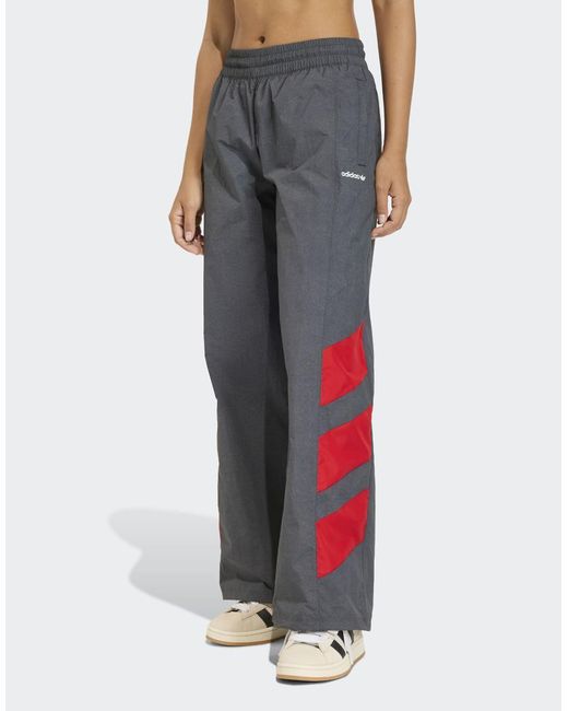 Adidas Originals Blue Blocked Washed Track Pants