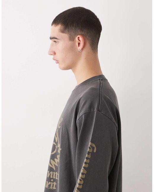 Xlarge – langärmliges t-shirt in Gray für Herren