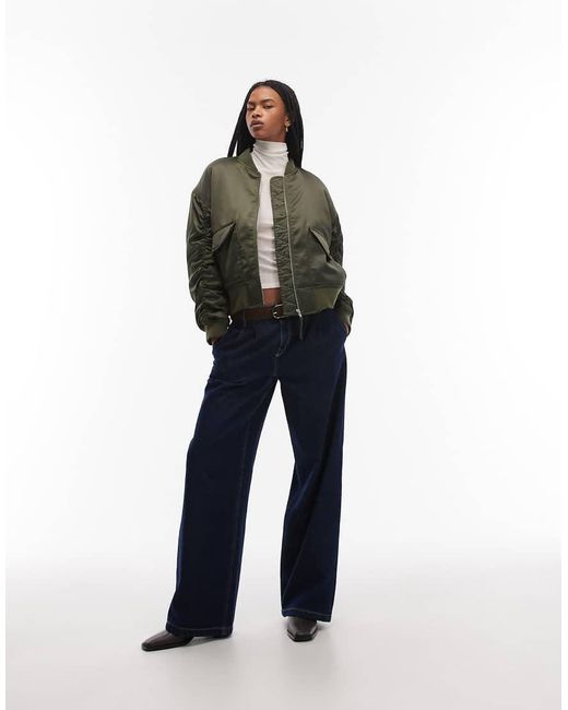 Chaqueta Bomber Técnica De Satén Andy De Levi's de color Blue