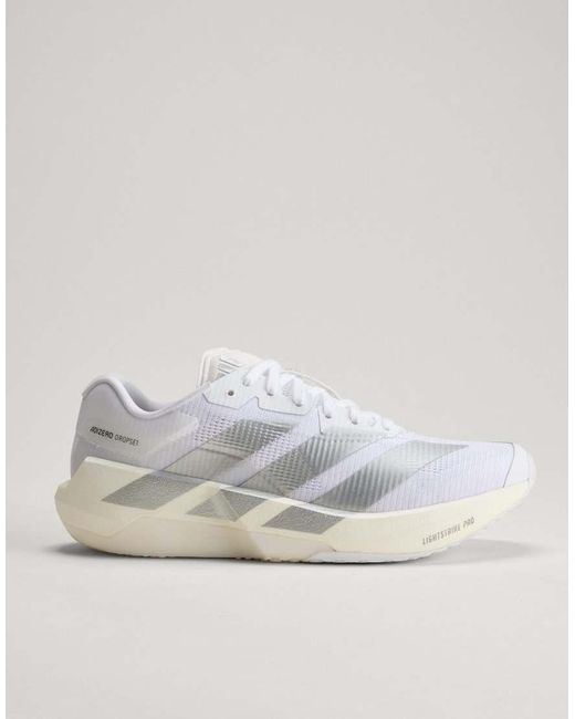 Adidas Originals White Adizero Dropset Pro Training Trainers