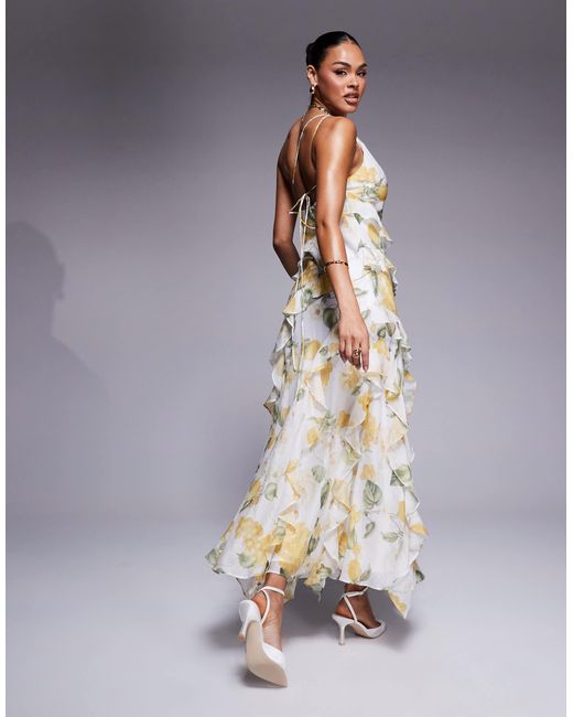 chain print maxi dress Diane von Furstenberg