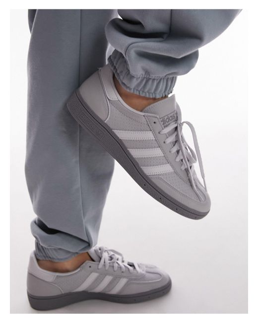 Joggers azul suave extragrandes con bajos ajustados TOPSHOP de color Gray