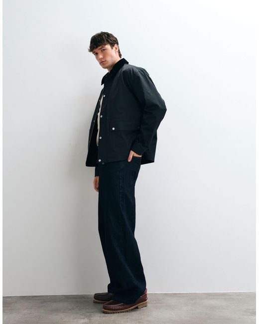 Veste barn oversize e ASOS pour homme en coloris Blue