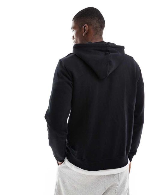 Felpa Con Cappuccio Nera di Only & Sons in Black da Uomo