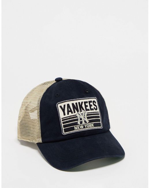 '47 Blue Ny Yankees Mesh Back Cap