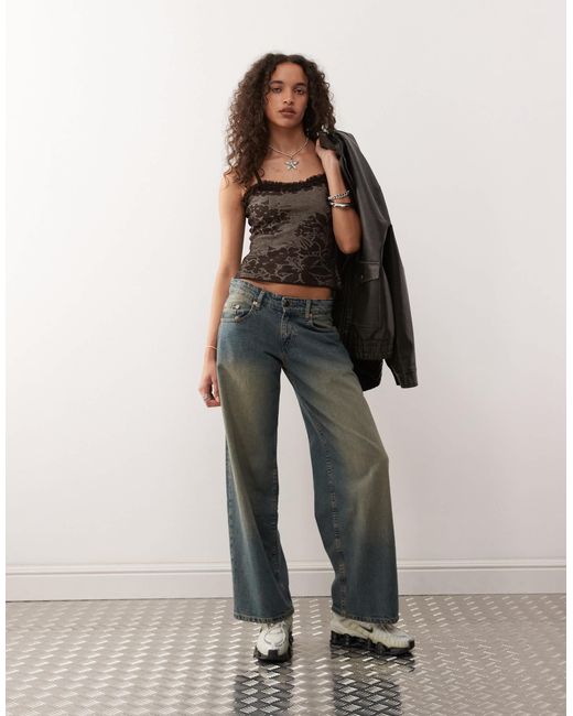 Collusion Brown – gestricktes camisole-top