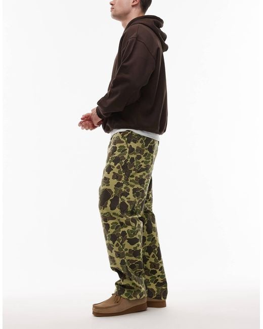 Carhartt Black Duck Single Knee Straight Leg Trousers for men