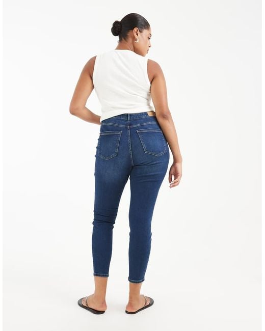 Vero Moda Blue High Waist Skinny Jeans