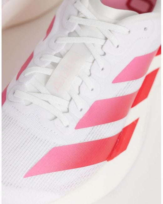 Adidas Originals White Adidas Running Adizero Evo Sl Trainers