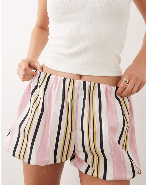 ASOS White Bubble Shorts