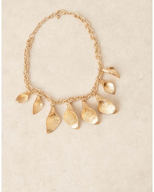 ASOS Brown – limited edition – e, kurze halskette mit anhängern