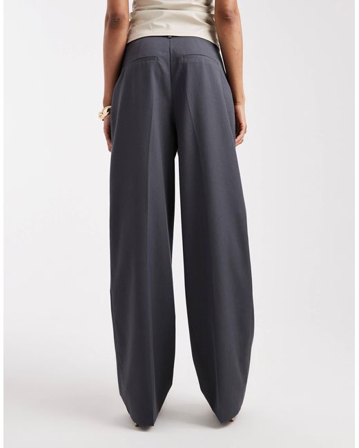 Vero Moda Blue Dad Fit Tailored Trouser