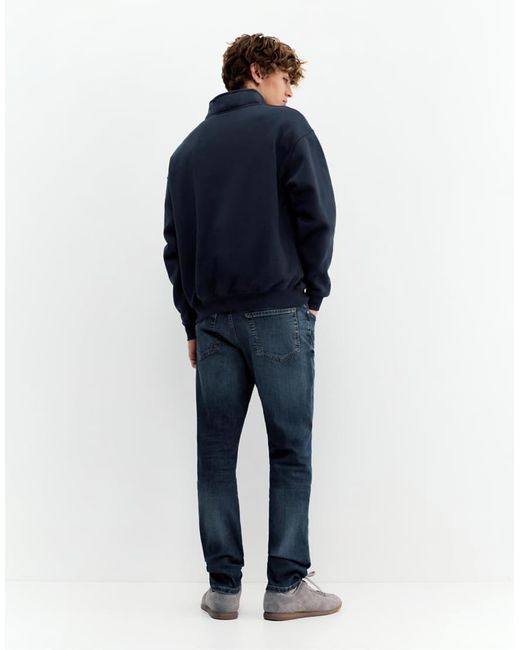 Pull&Bear Blue Slim Fit Jeans for men