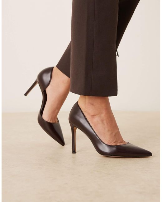 Mango Natural Classic Pointed Heels