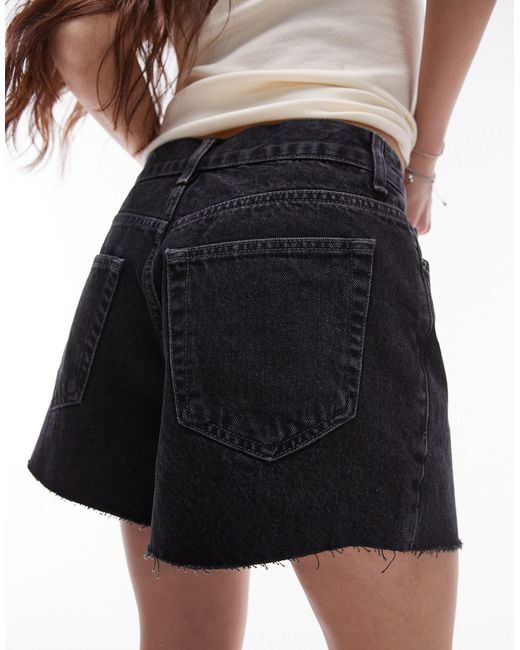 TOPSHOP Black – denim lover – jeans-shorts
