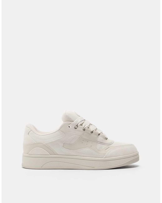 Pull&Bear – stwd – skate-sneaker in White für Herren