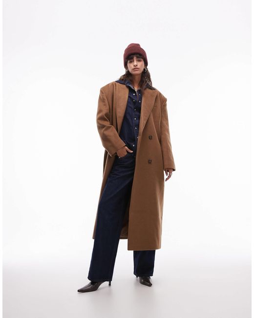 TOPSHOP Brown – hochwertiger, eleganter mantel