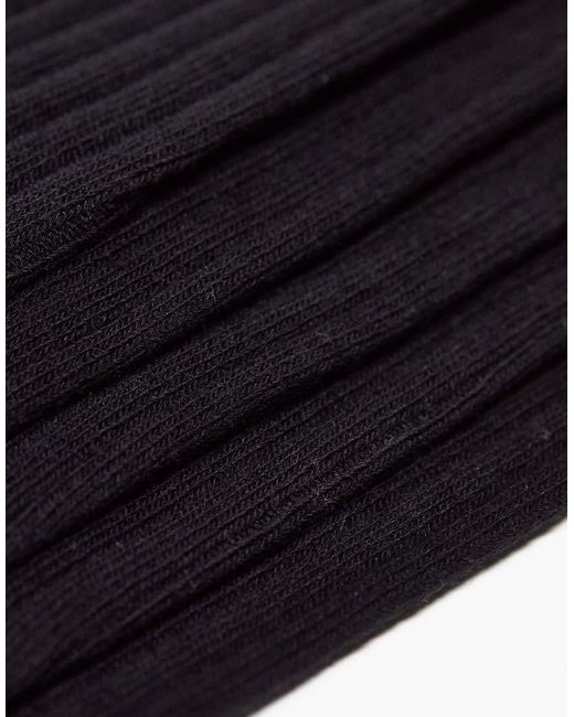 Weekday White Ribbed Socks 5-pack for men