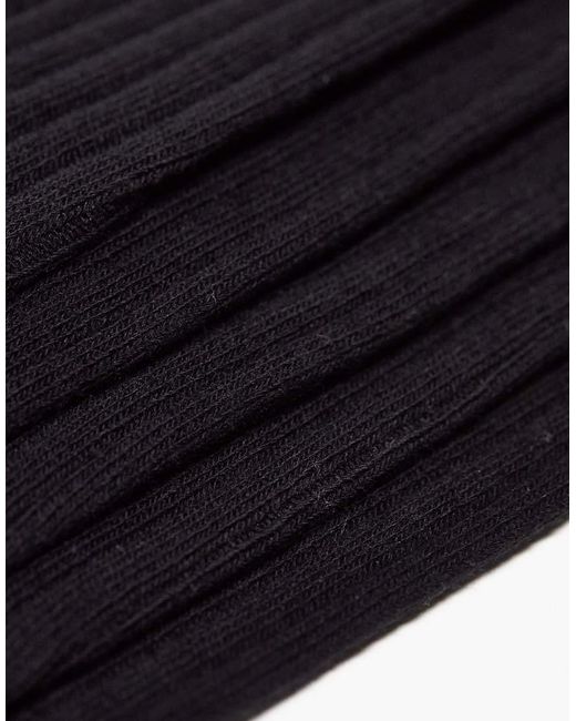 Pack De 5 Pares De Calcetines Negros De Canalé De Weekday de hombre de color White