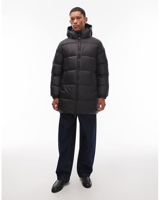 Tommy Hilfiger Blue Essential Down Long Puffer Jacket for men