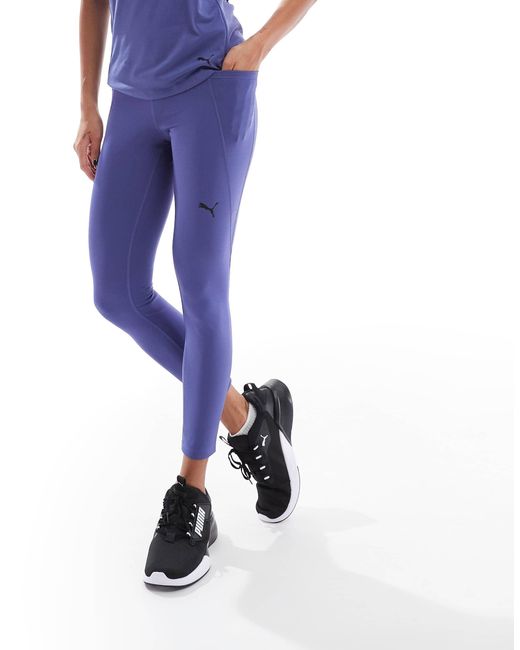 Essentials - legging à taille haute PUMA en coloris Blue