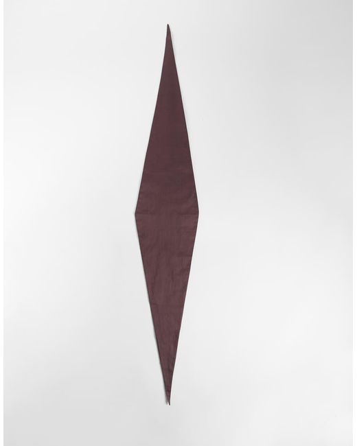 ASOS Brown Cotton Triangle Neck Scarf for men