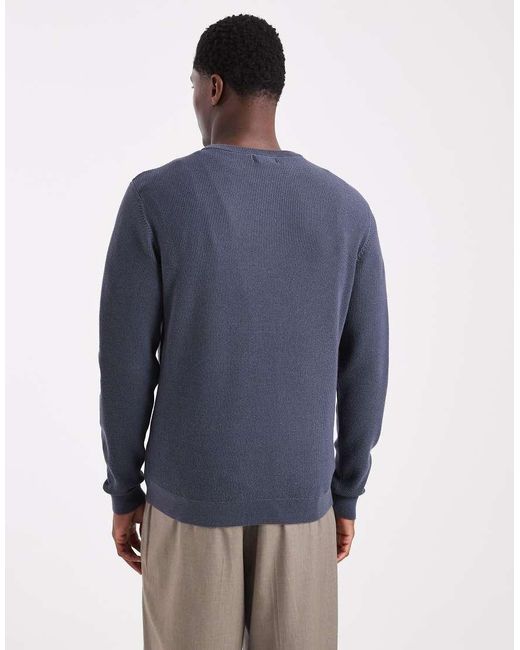 New Look Blue Jumper for men
