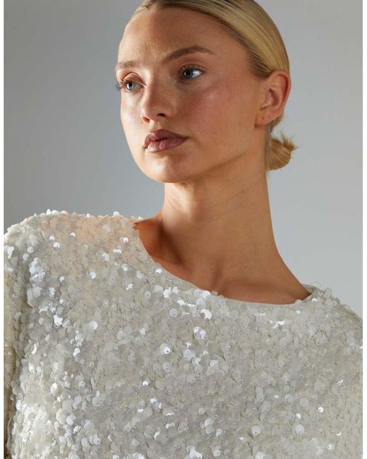 Collective The Label Gray Oversized Cropped T-Shirt