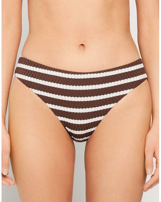 Tezenis Natural Desert Stripes Classic Bikini Bottoms