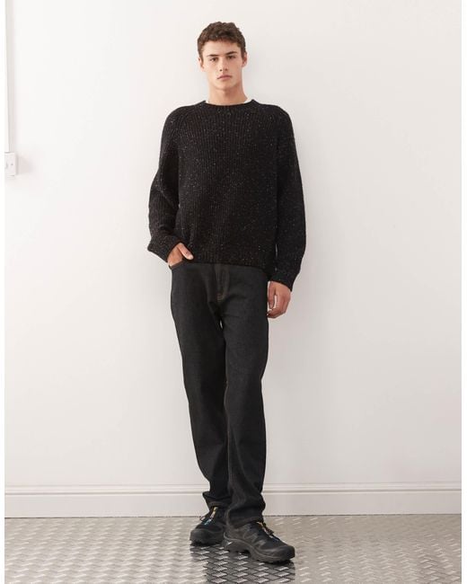 Weekday – oversize-pullover in Black für Herren
