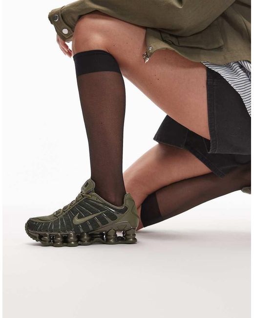 Nike Brown Shox Tl Trainers