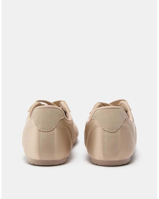 Pull&Bear Natural – stoff-sneaker