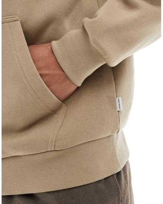 Jack & Jones Natural Oversized Hoodie for men