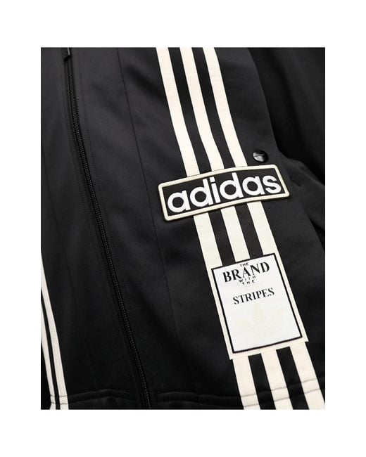 Adidas Originals Black 'neutral Court' Adibreak Track Jacket