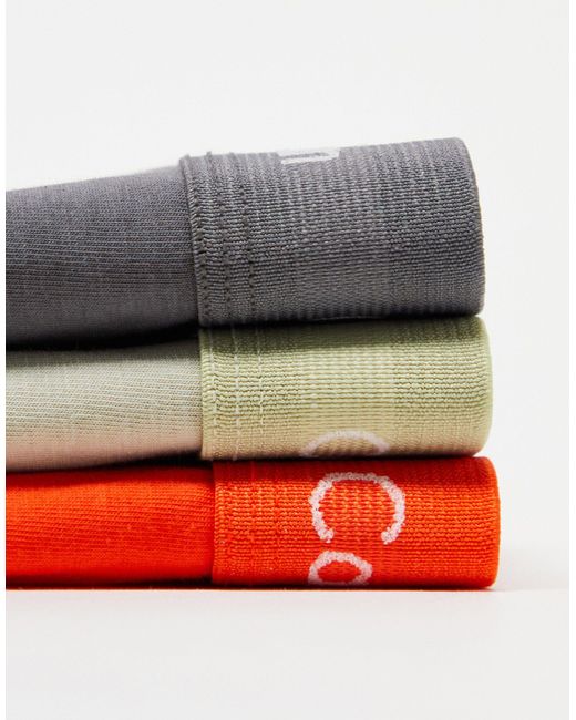 Calvin Klein Multicolor Low Rise Cotton Stretch Trunks 3 Pack for men