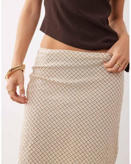 Mango Natural Midi Skirt