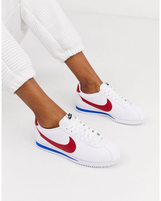 nike white retro trainers