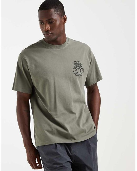 Levi's Brown Vintage Graphic Print T-Shirt for men