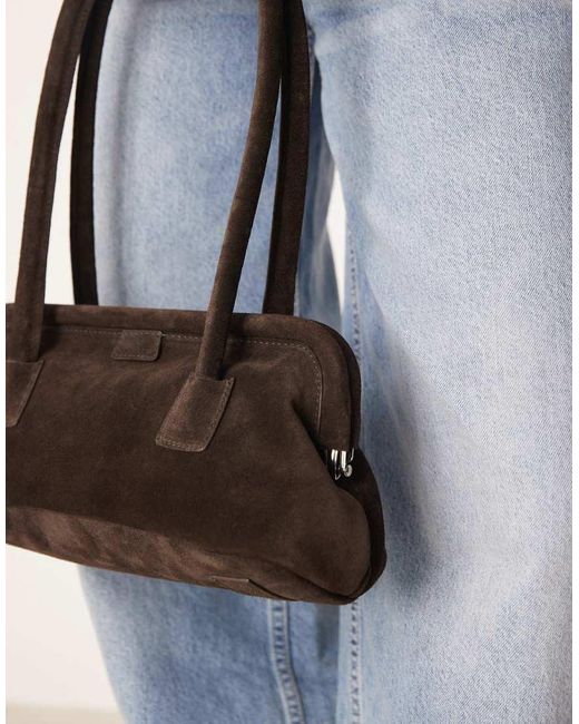 Borsa Stile Valigetta Strutturata di ASOS in Blue