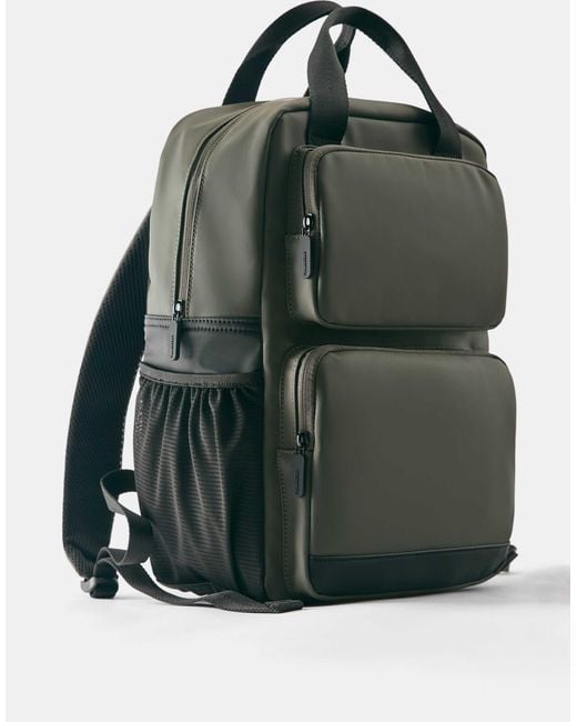 Pull&Bear Rucksack in Green für Herren